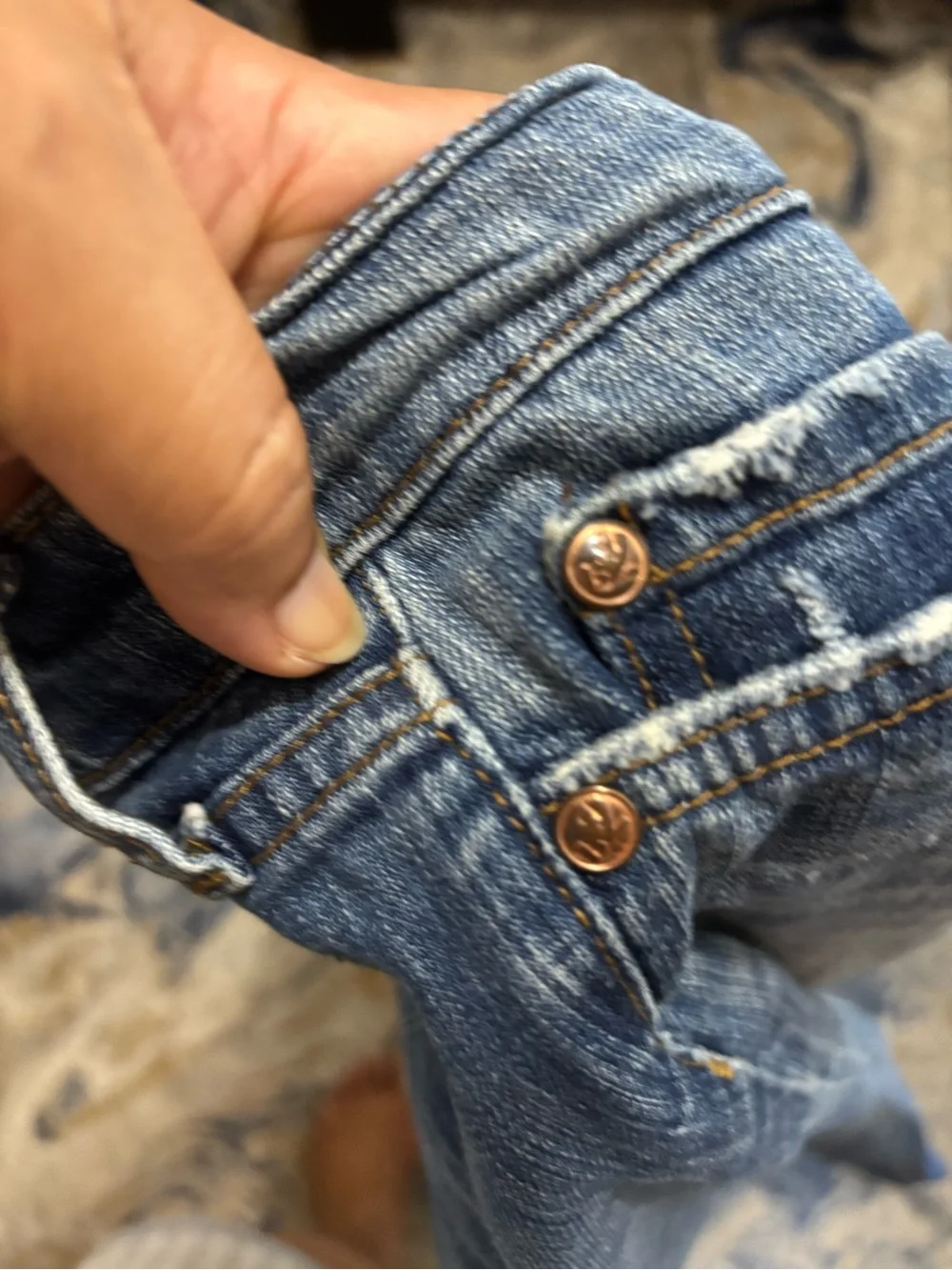 Classic Women's Blue Bootcut Jeans